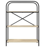 VidaXL Boekenkast Sonoma eiken 80 x 30 x 109 cm Bewerkt hout