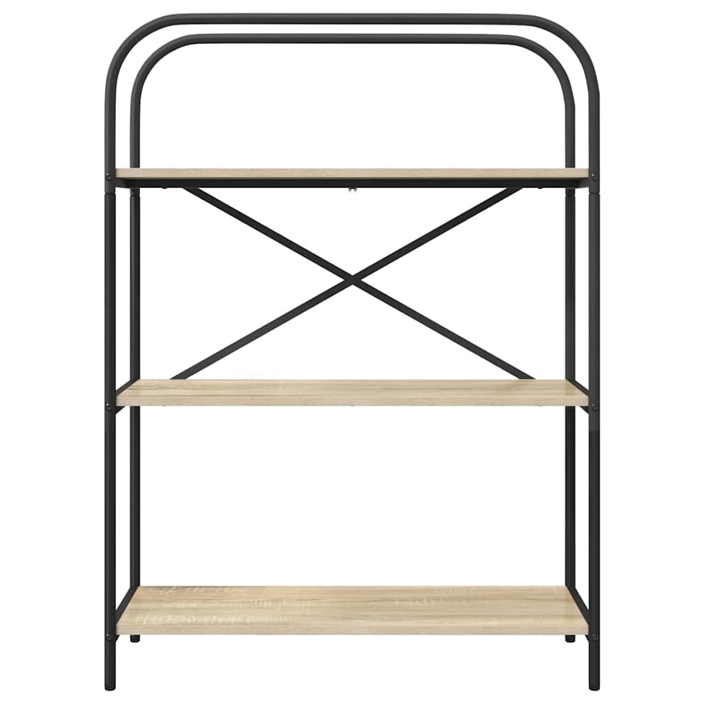 VidaXL Boekenkast Sonoma eiken 80 x 30 x 109 cm Bewerkt hout