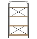 VidaXL Boekenkast artisanaal eikenkleurig 80 x 30 x 146 cm