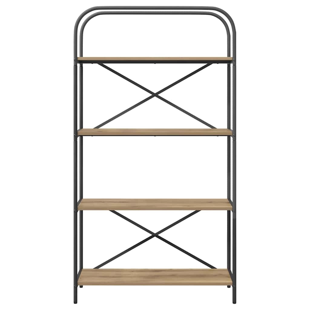 VidaXL Boekenkast artisanaal eikenkleurig 80 x 30 x 146 cm