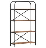 VidaXL Boekenkast Oud hout 80 x 30 x 146 cm Bewerkt hout