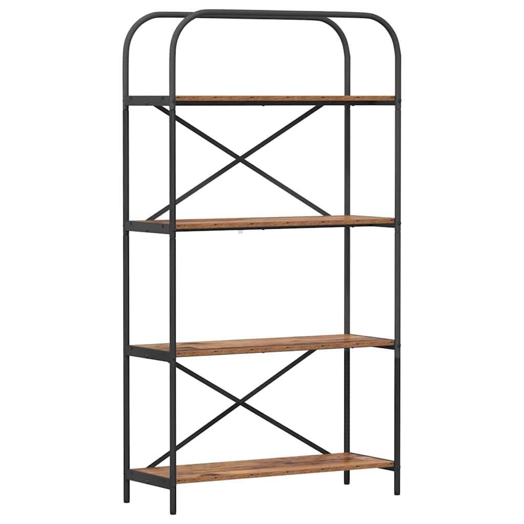 VidaXL Boekenkast Oud hout 80 x 30 x 146 cm Bewerkt hout