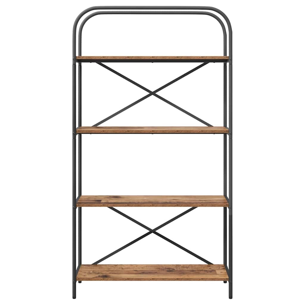 VidaXL Boekenkast Oud hout 80 x 30 x 146 cm Bewerkt hout