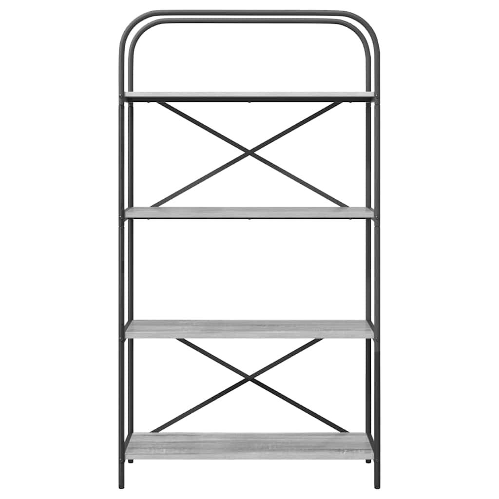 VidaXL Boekenkast Grijs sonoma 80 x 30 x 146 cm Bewerkt hout