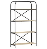 VidaXL Boekenkast Sonoma eiken 80 x 30 x 146 cm Bewerkt hout