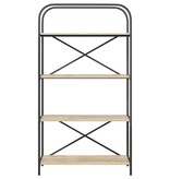 VidaXL Boekenkast Sonoma eiken 80 x 30 x 146 cm Bewerkt hout