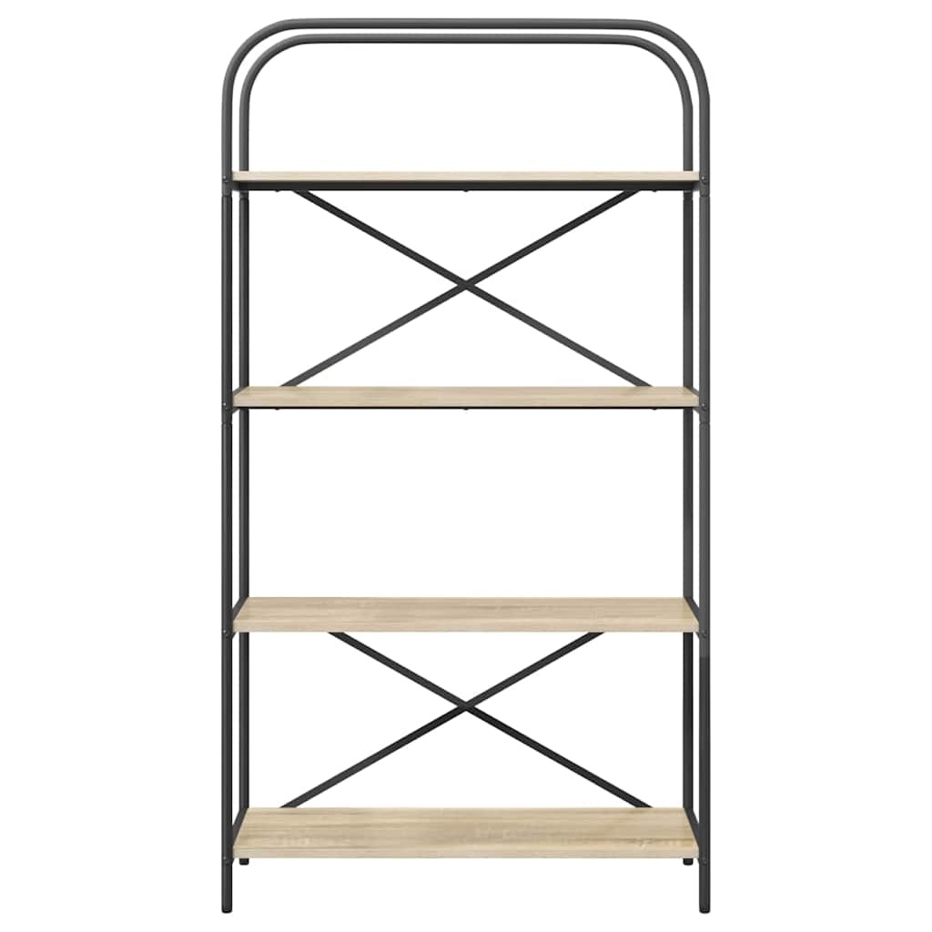 VidaXL Boekenkast Sonoma eiken 80 x 30 x 146 cm Bewerkt hout