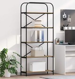 VidaXL Boekenkast artisanaal eikenkleurig 80 x 30 x 183 cm