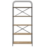 VidaXL Boekenkast artisanaal eikenkleurig 80 x 30 x 183 cm