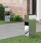 VidaXL Zonne LED Padverlichting 2 pcs Roestvrij staal Roestvrij staal