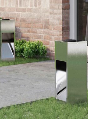 VidaXL Zonne LED Padverlichting 2 pcs Roestvrij staal Roestvrij staal