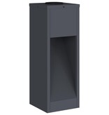 VidaXL Zonne LED Padverlichting 2 pcs Antraciet Koudgewalst staal