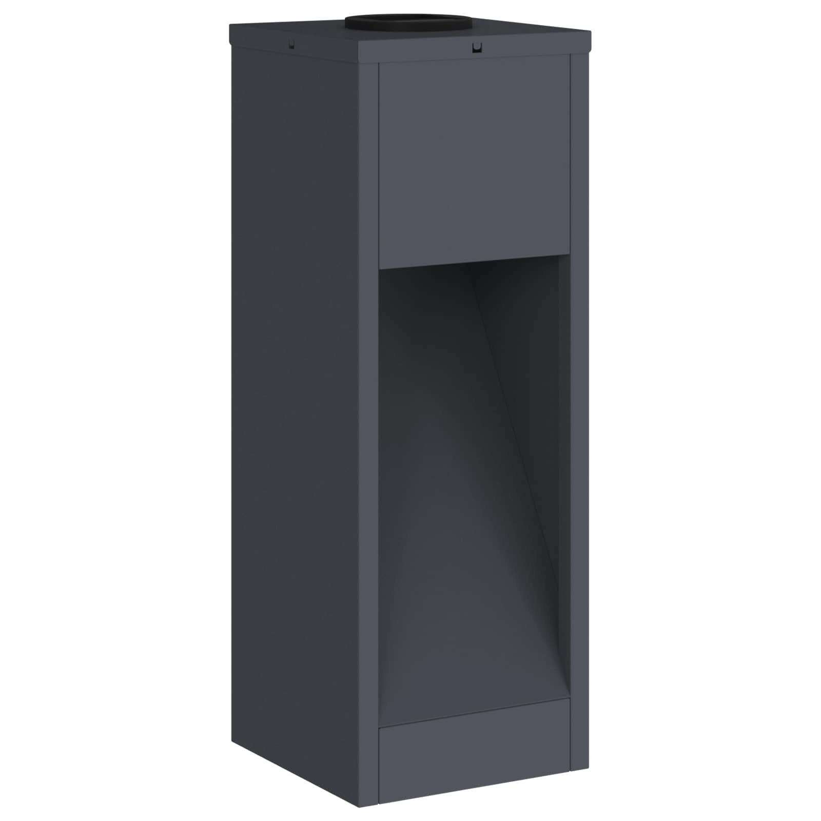 VidaXL Zonne LED Padverlichting 2 pcs Antraciet Koudgewalst staal