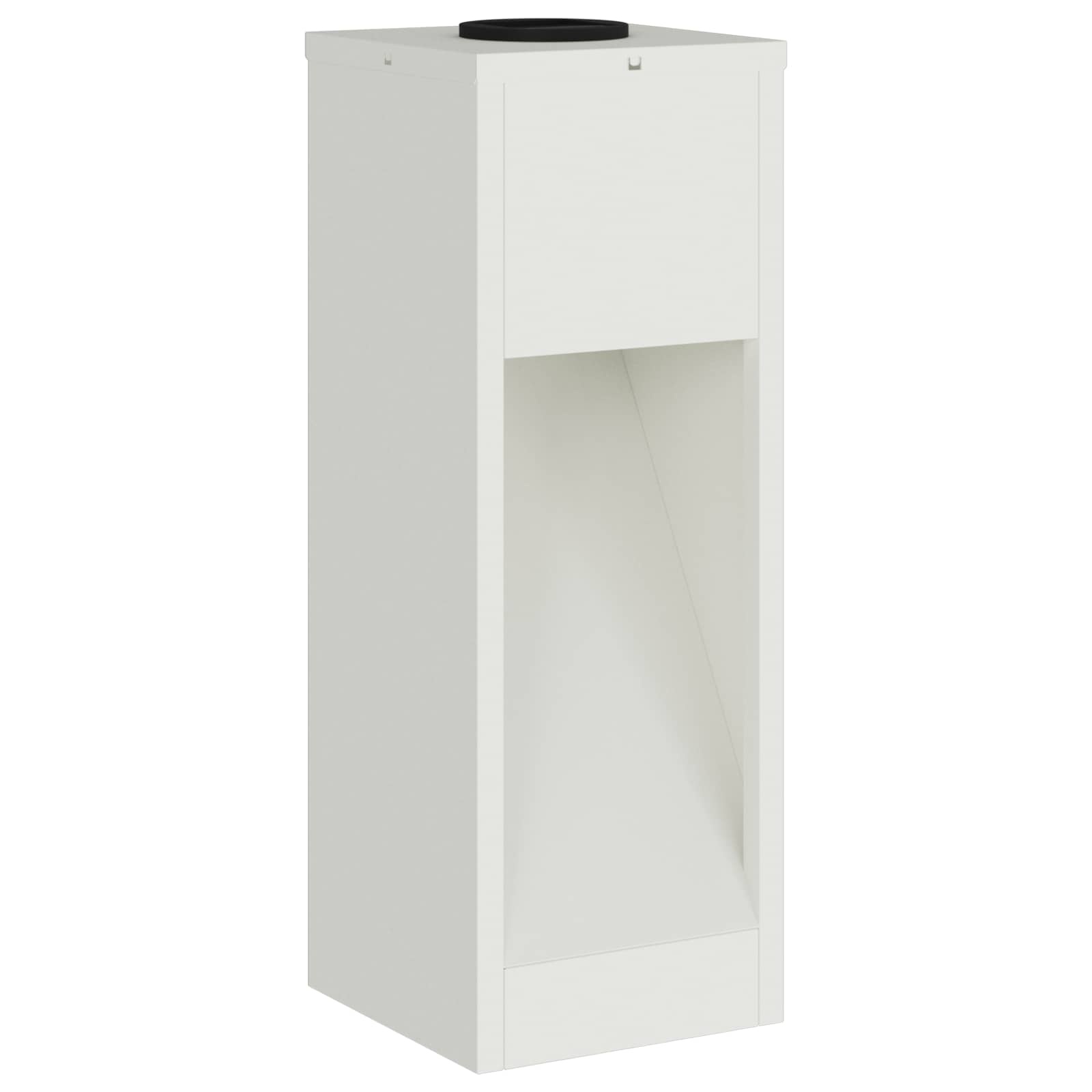 VidaXL Zonne LED Padverlichting 2 pcs Wit Koudgewalst staal