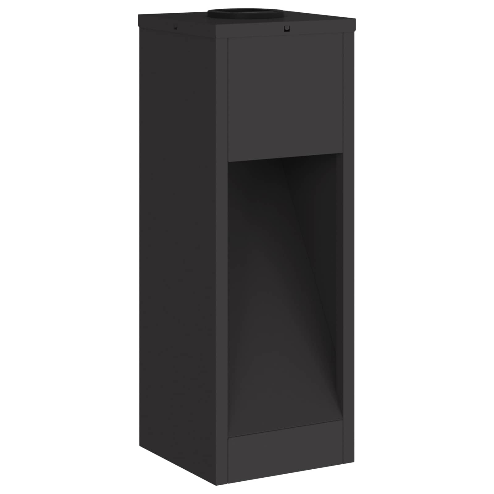 VidaXL Zonne LED Padverlichting 2 pcs Zwart Koudgewalst staal