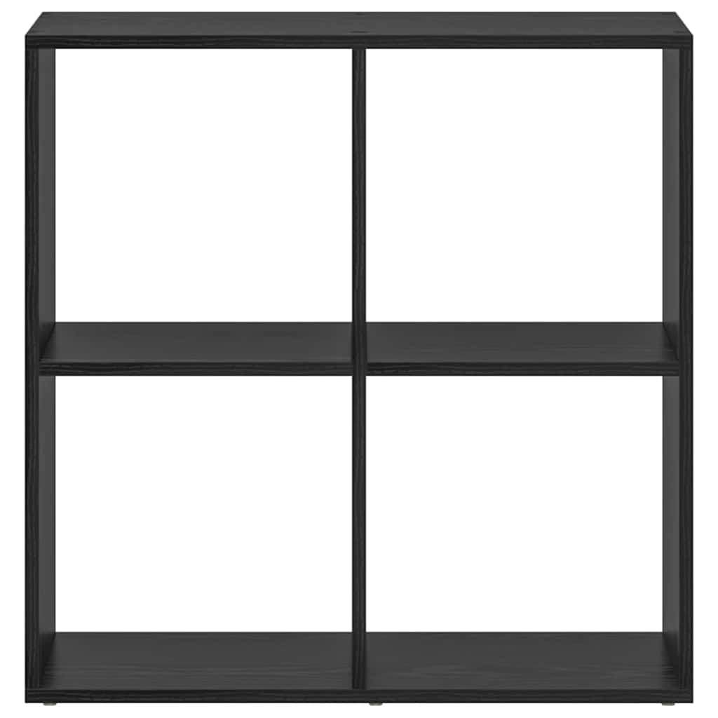 VidaXL Boekenkast Zwart Eiken 69,5 x 29 x 69,5 cm Bewerkt hout