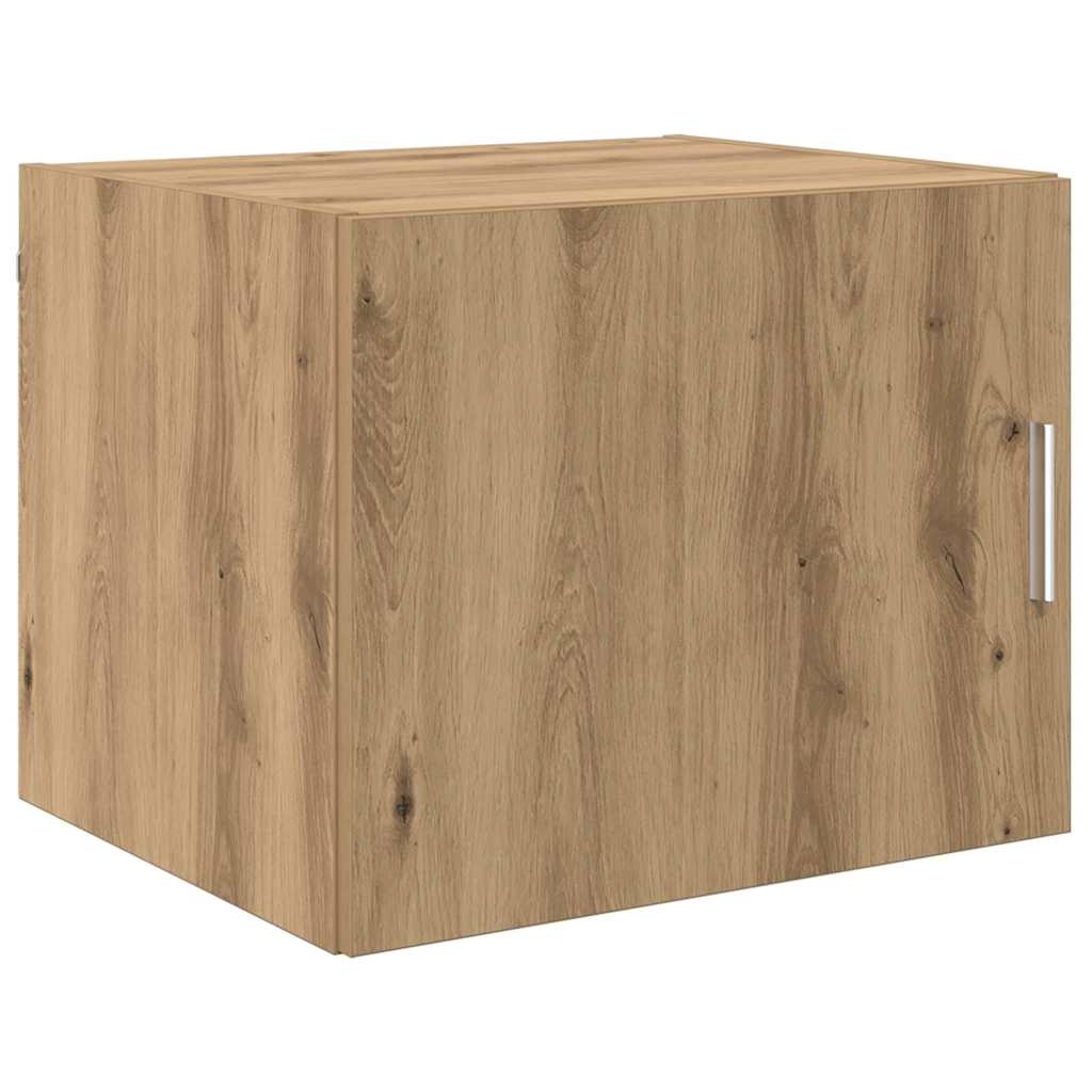 VidaXL Wandkast artisanaal eikenkleurig 50 x 42.5 x 40 cm Bewerkt hout