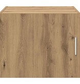 VidaXL Wandkast artisanaal eikenkleurig 50 x 42.5 x 40 cm Bewerkt hout