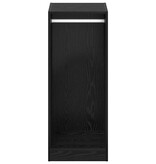 VidaXL Kledingkast met plank Zwart eiken 41 x 48 x 102 cm Bewerkt hout