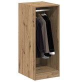 VidaXL Kledingkast met plank artisanaal eikenkleurig 41 x 48 x 102 cm