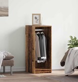 VidaXL Kledingkast met plank Oud hout 41 x 48 x 102 cm Bewerkt hout