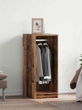 VidaXL Kledingkast met plank Oud hout 41 x 48 x 102 cm Bewerkt hout