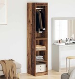 VidaXL Kledingkast met plank Oud hout 41 x 48 x 102 cm Bewerkt hout