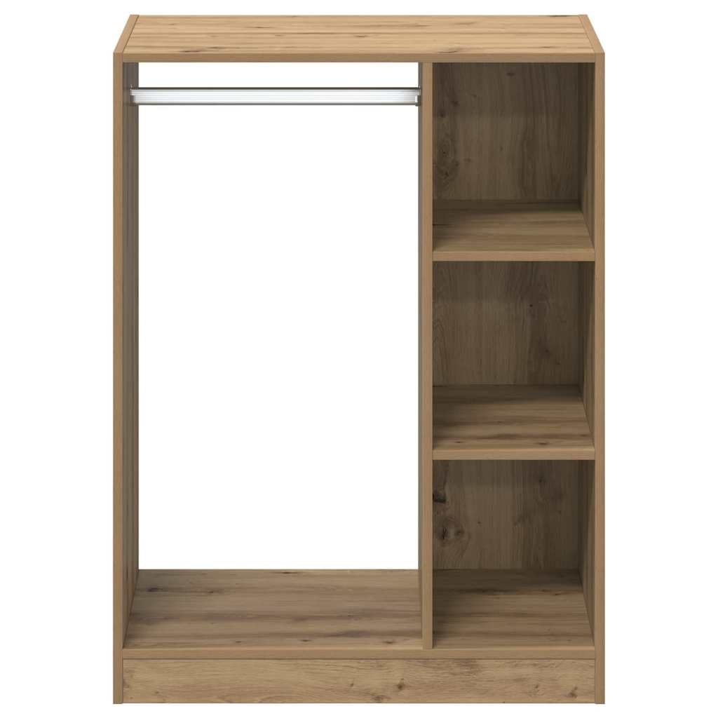 VidaXL Kledingkast met plank artisanaal eikenkleurig 77 x 48 x 102 cm