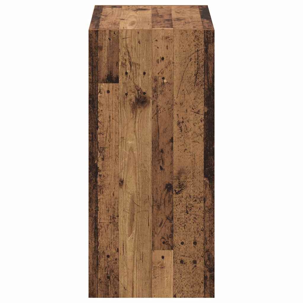 VidaXL Kledingkast met plank Oud hout 77 x 48 x 102 cm Bewerkt hout