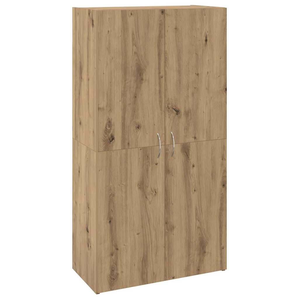 VidaXL Kantoorkast met plank Oudhout 60 x 32 x 115 cm Bewerkt hout