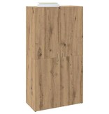 VidaXL Kantoorkast met plank Oudhout 60 x 32 x 115 cm Bewerkt hout