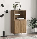 VidaXL Highboard Bruin 60 x 36 x 110 cm Bewerkt hout