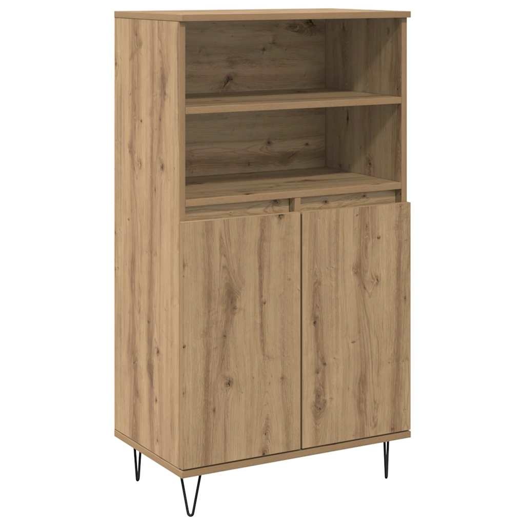VidaXL Highboard Bruin 60 x 36 x 110 cm Bewerkt hout
