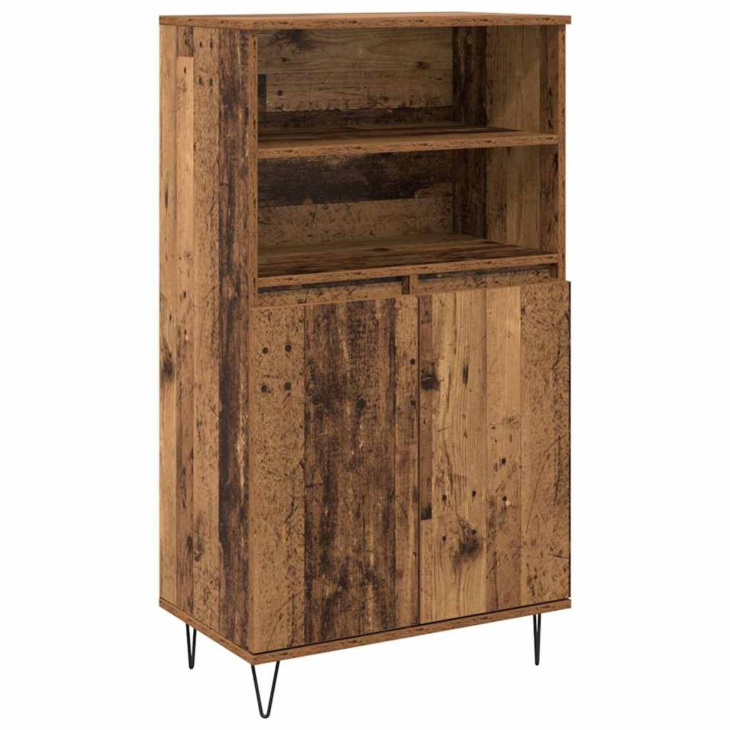 VidaXL Highboard Bruin 60 x 36 x 110 cm Bewerkt hout