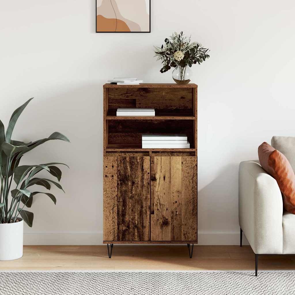 VidaXL Highboard Bruin 60 x 36 x 110 cm Bewerkt hout