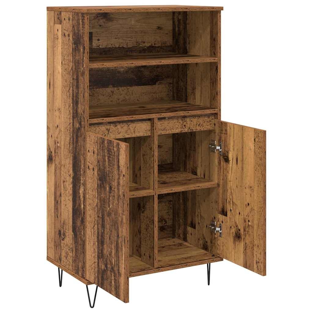 VidaXL Highboard Bruin 60 x 36 x 110 cm Bewerkt hout