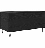 VidaXL Salontafel Zwart eiken 90 x 44.5 x 45 cm Bewerkt hout