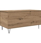 VidaXL Salontafel artisanaal eikenkleurig 90 x 44.5 x 45 cm