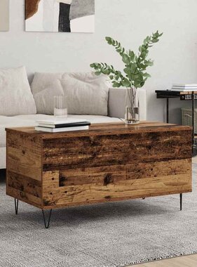 VidaXL Salontafel Oud hout 90 x 44.5 x 45 cm Bewerkt hout