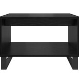 VidaXL Salontafel Zwart eiken 60 x 50 x 40 cm Bewerkt hout