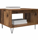 VidaXL Salontafel Oud hout 60 x 50 x 40 cm Bewerkt hout