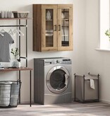 VidaXL Dressoir Artisan Eiken 69,5 x 34 x 90 cm Bewerkt hout