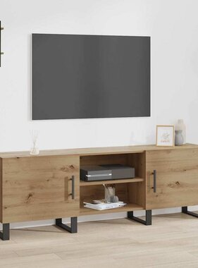 VidaXL TV-kast Artisan Eiken 150 x 30 x 50 cm Bewerkt hout