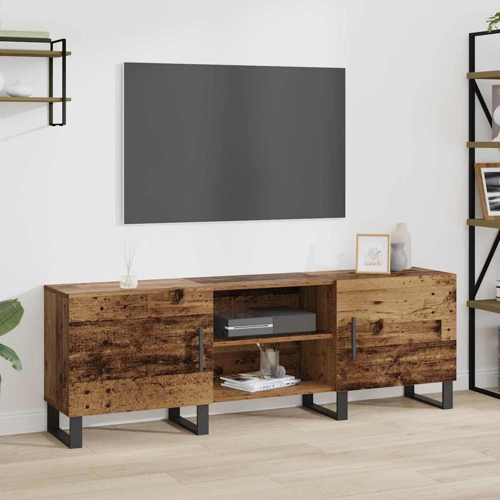 VidaXL TV-kast Oud Hout 150 x 30 x 50 cm Bewerkt hout
