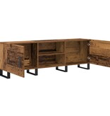 VidaXL TV-kast Oud Hout 150 x 30 x 50 cm Bewerkt hout