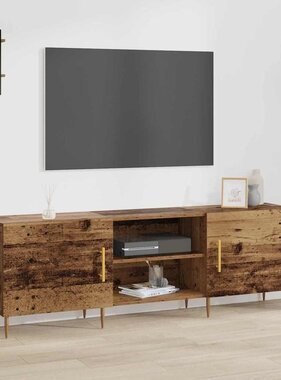 VidaXL TV-kast Oud hout 150 x 30 x 50 cm Bewerkt hout