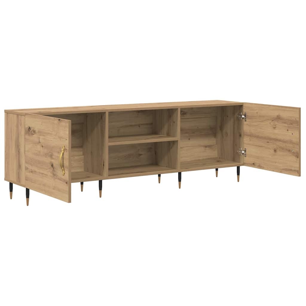 VidaXL TV-kast artisanaal eikenkleurig 150 x 30 x 50 cm Bewerkt hout