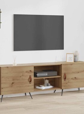 VidaXL TV-kast artisanaal eikenkleurig 150 x 30 x 50 cm Bewerkt hout