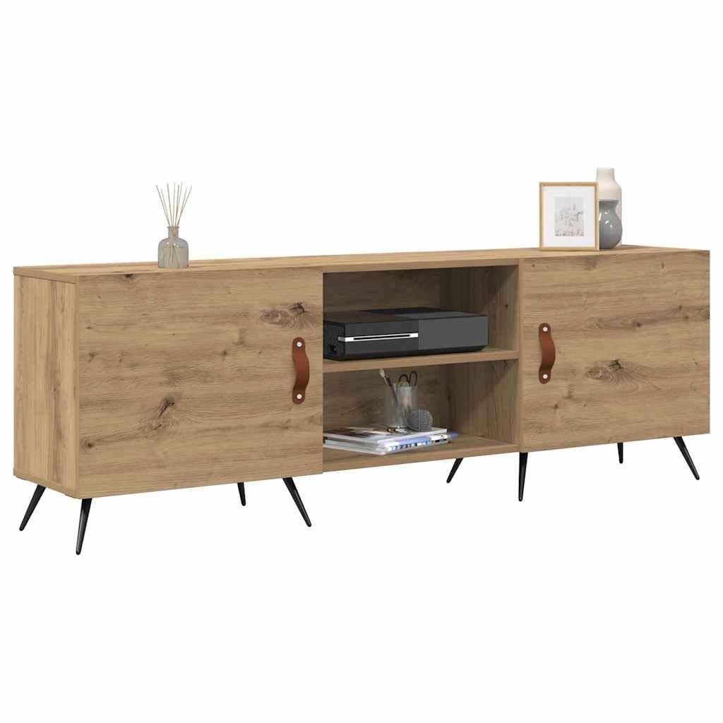 VidaXL TV-kast artisanaal eikenkleurig 150 x 30 x 50 cm Bewerkt hout