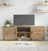 VidaXL TV-kast artisanaal eikenkleurig 150 x 30 x 50 cm Bewerkt hout